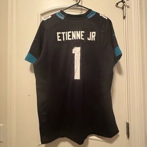Jacksonville Jaguars Travis Etienne Jr. Black Nike On Field Authentic NFL Jersey